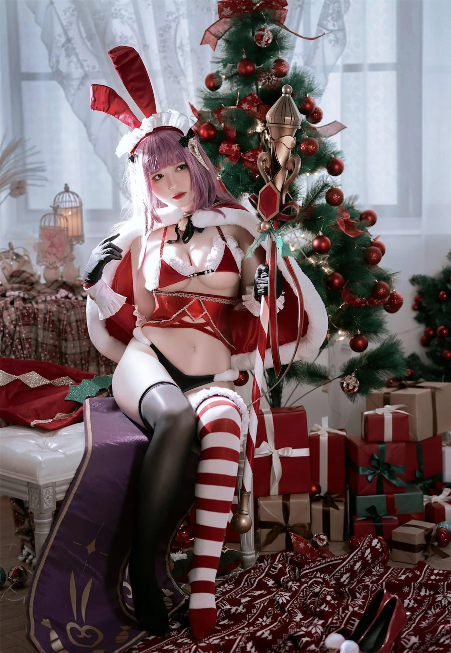 半半子 – NO.63 Christmas Bunny Aike [41P]插图8